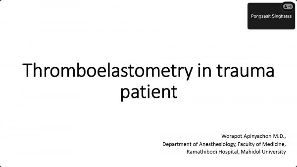 Thromboelastometry