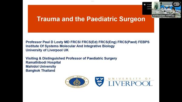 Trauma and the Paediatric Surgeon